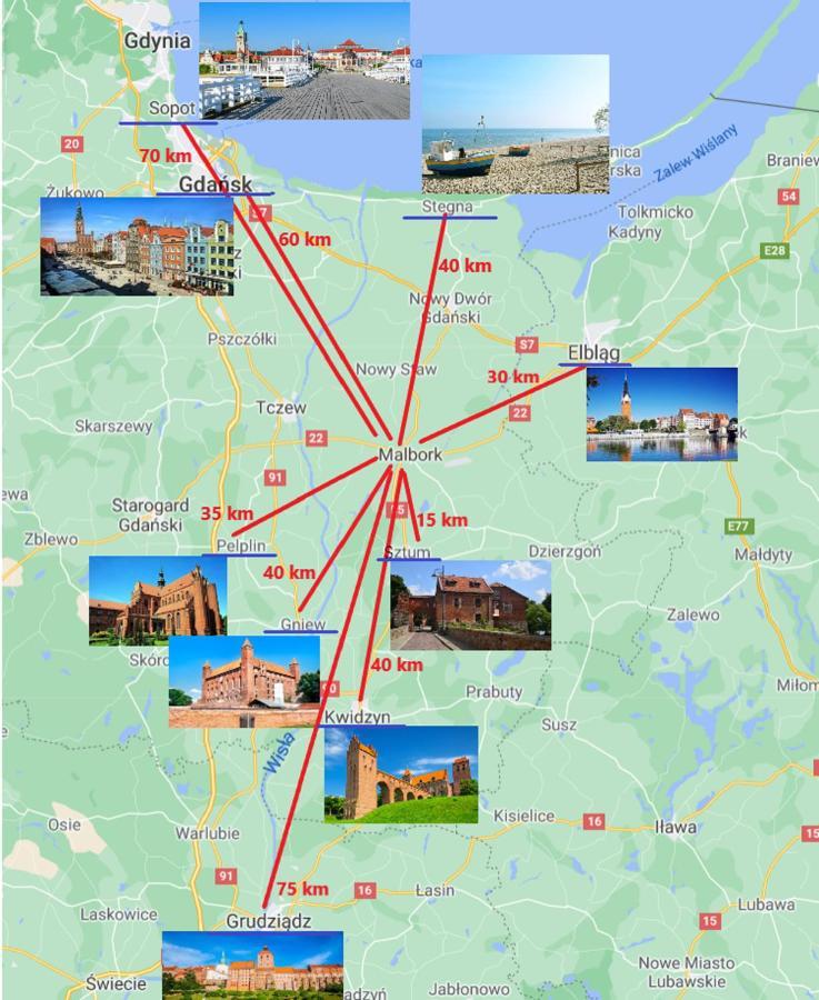 Apartament Przy Parku Malbork Exteriér fotografie